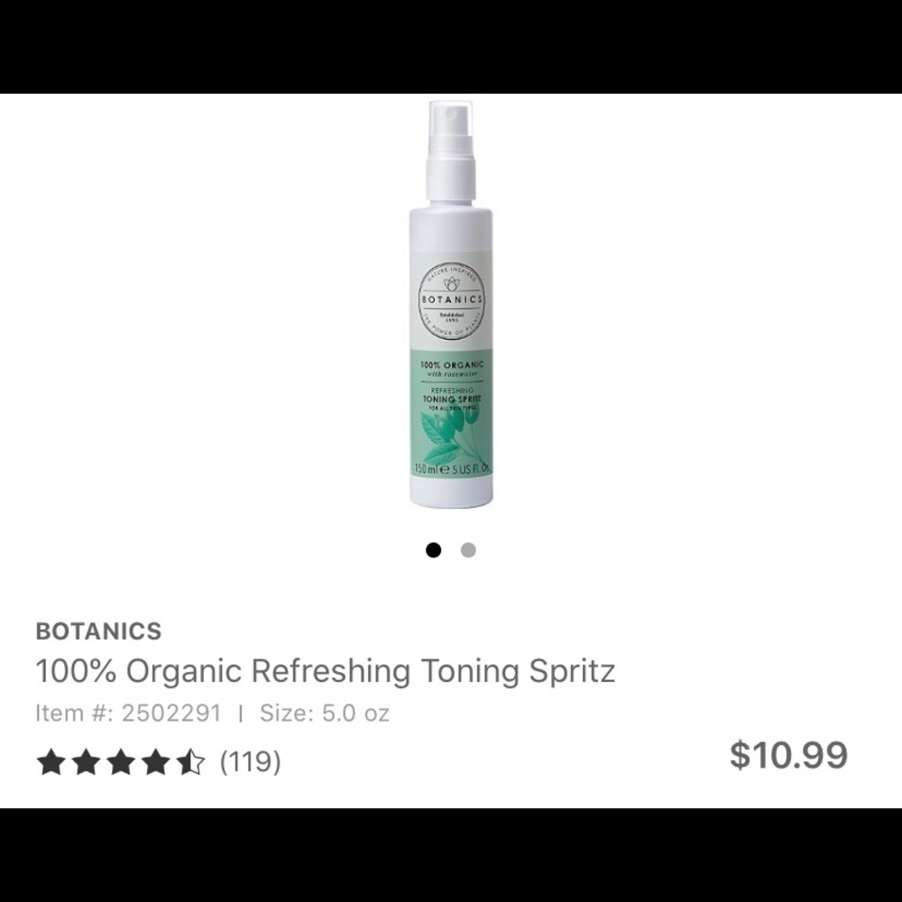 Botanics Toning Spritz